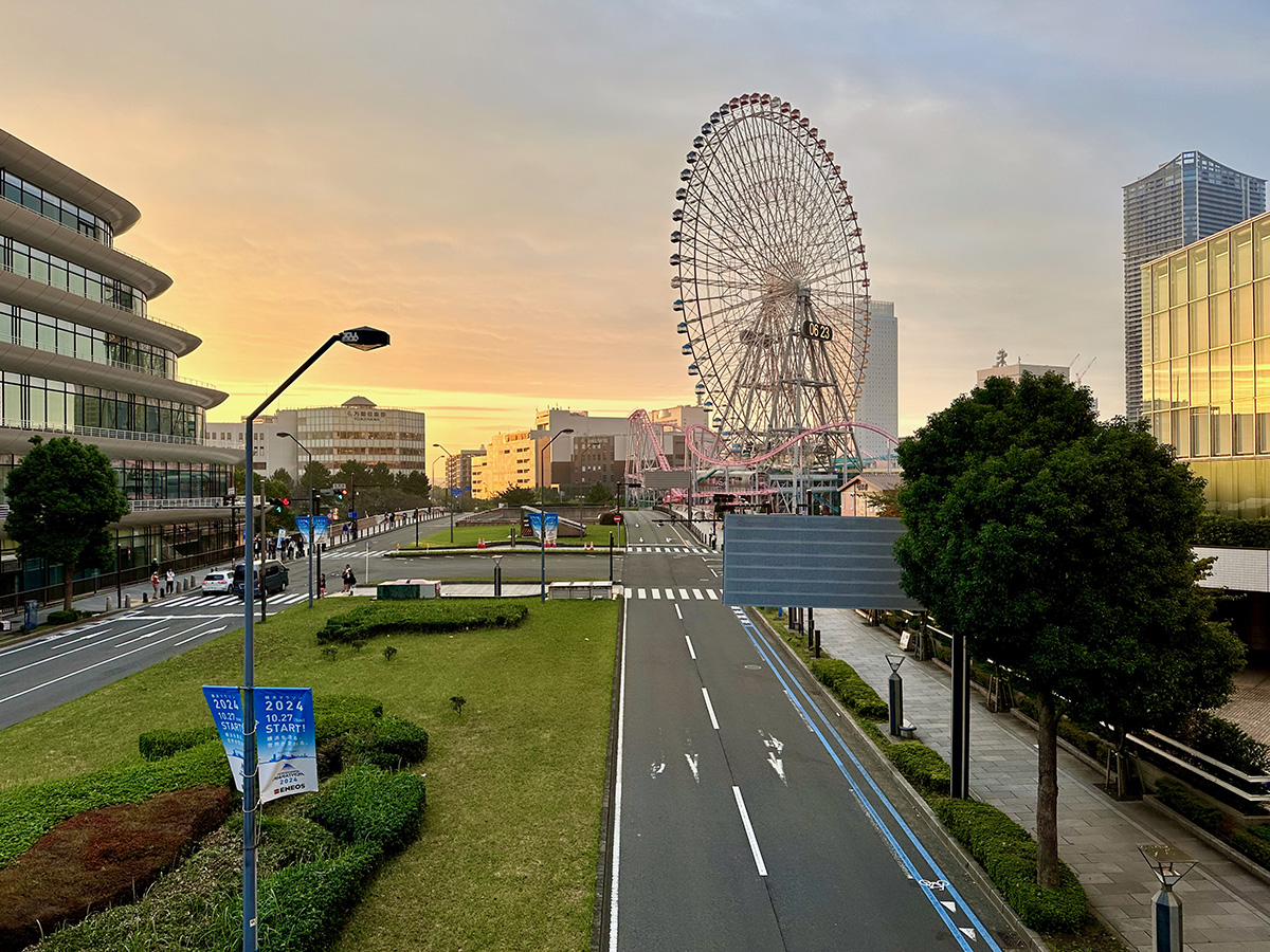 横浜マラソン（パシフィコ横浜近く）